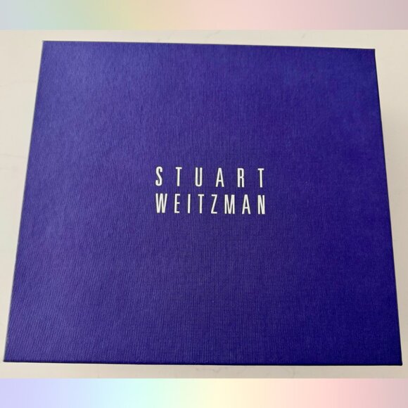 Stuart Weitzman “Gran” Black Polished Calf Leather Booties – Size 7 - Picture 10 of 11